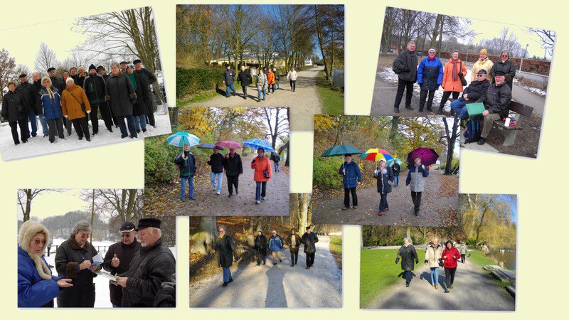 Collage der Bewegungsgruppe Harburg